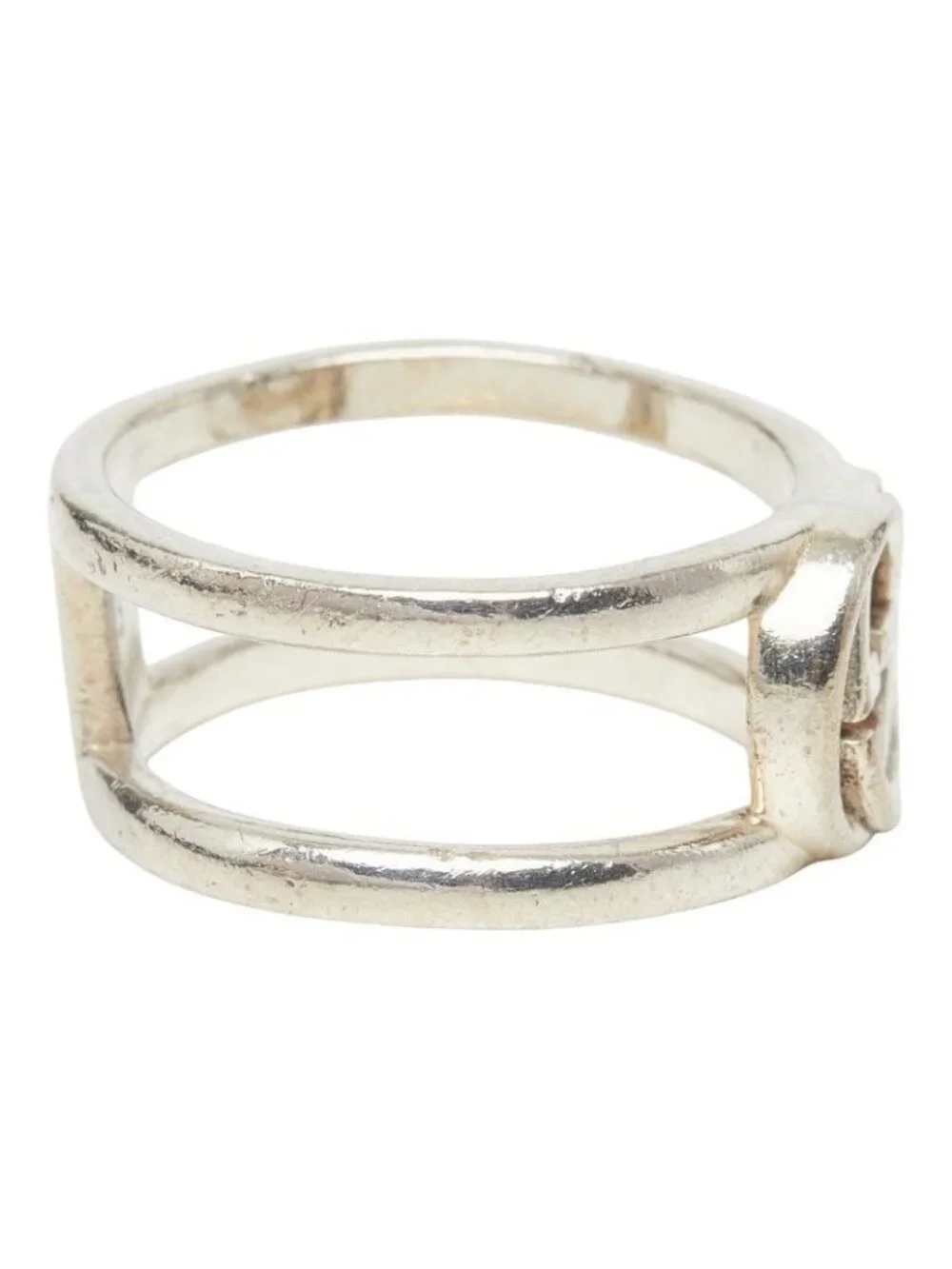 Gucci Interlocking G Ring Silver